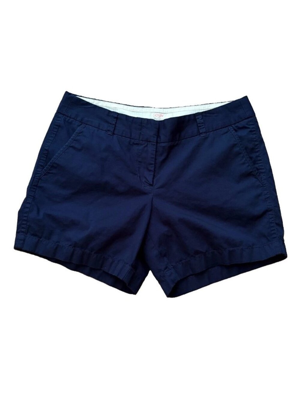 J.Crew Broken In Chino Authentic Shorts Women 6 Blue Cotton Casual
